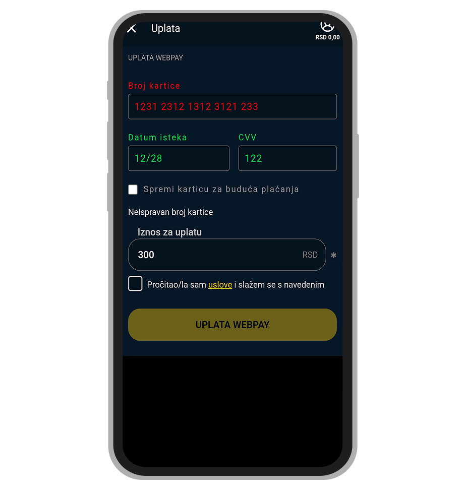 AmbassadorBet potvrda