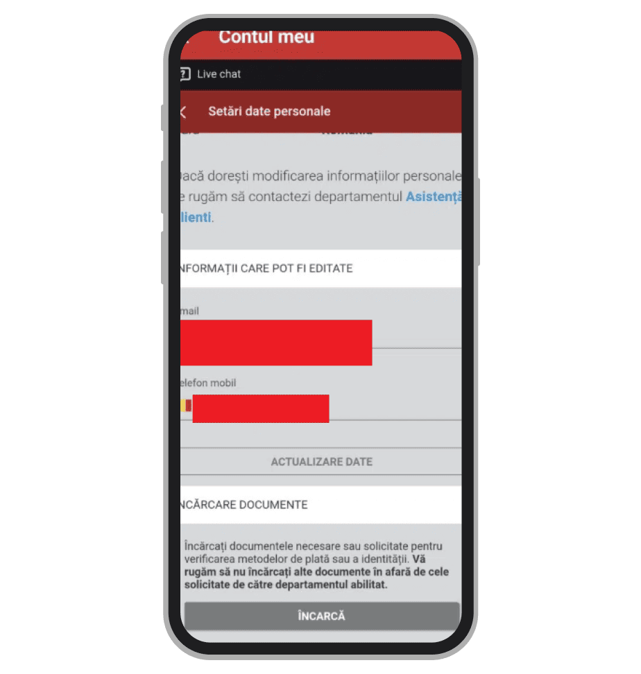 Verifică identitatea