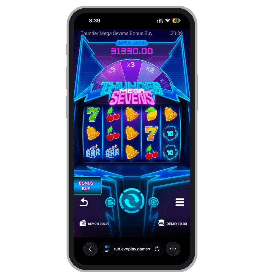 Thunder Mega Sevens Bonus Buy