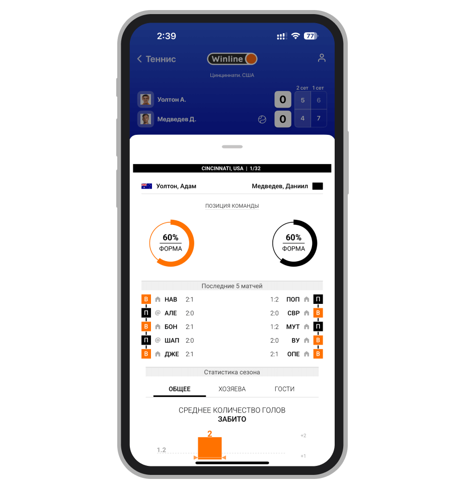 Статистика live