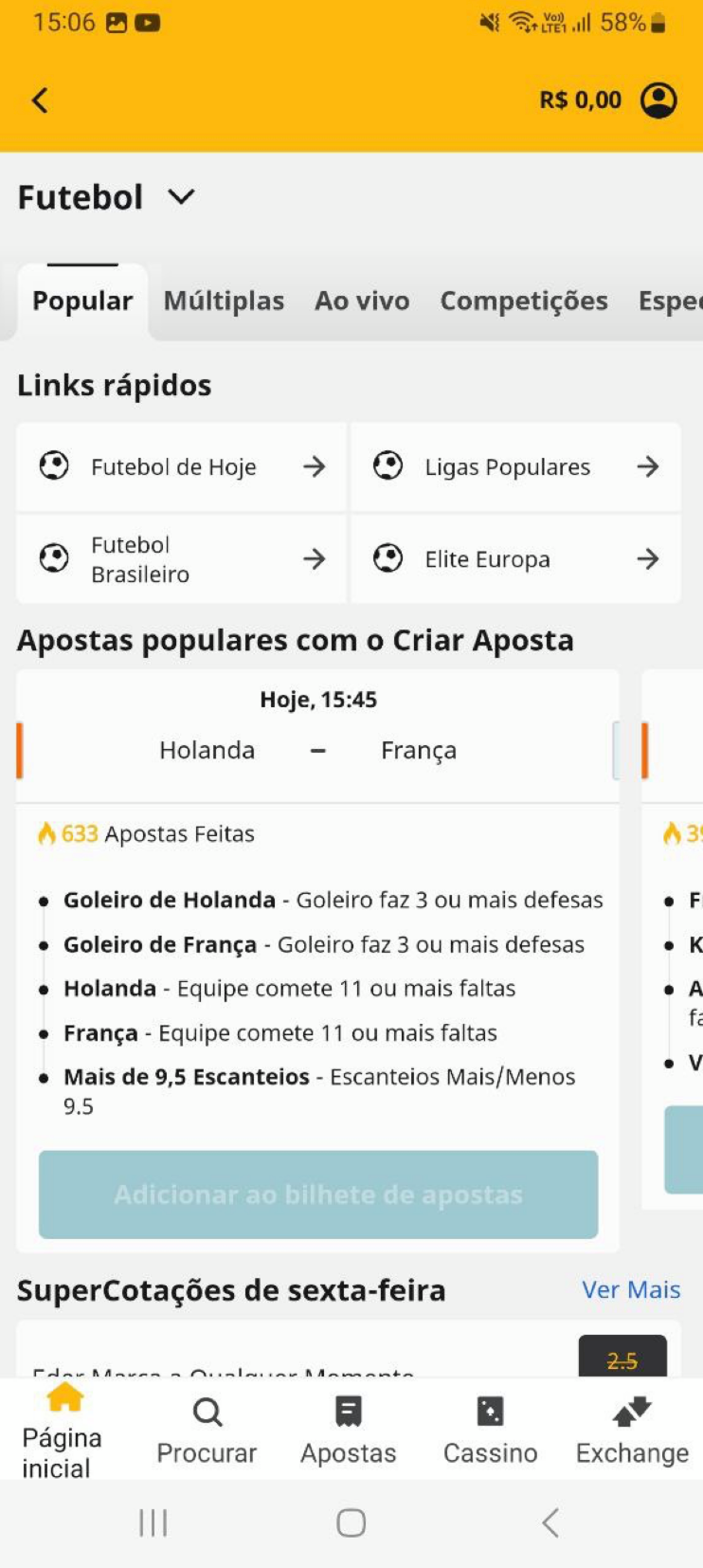 Página inicial do Betfair App.  , Apostas em futebol no aplicativo da Betfair. , Cassino online no Betfair App. ,  Estatísticas so vivo no aplicativo da Betfair.