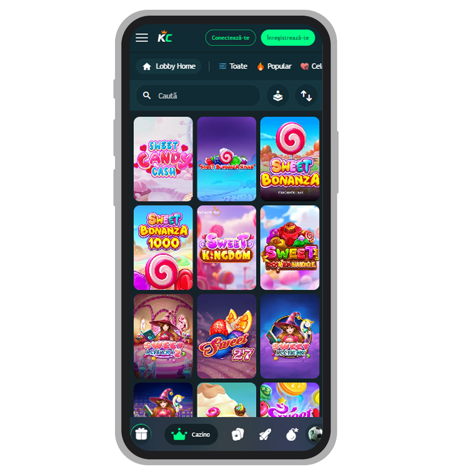 Păcănele cu tematică dulce la King Casino