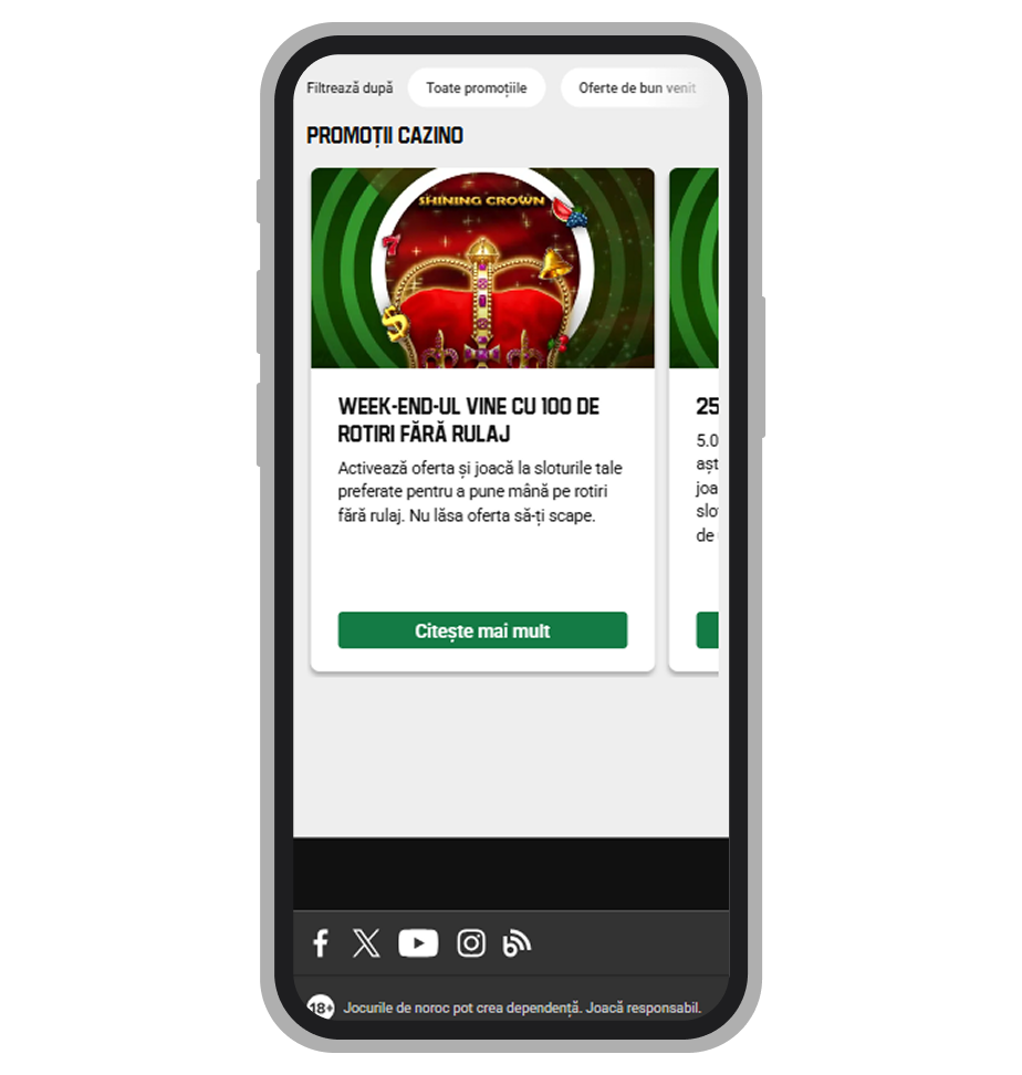 Promoții la cazinou