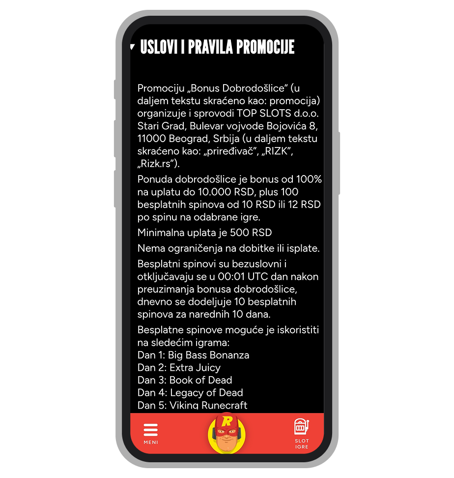 Uslovi korišćenja