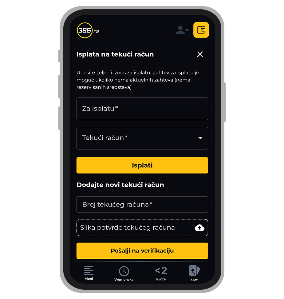 365 RS isplata