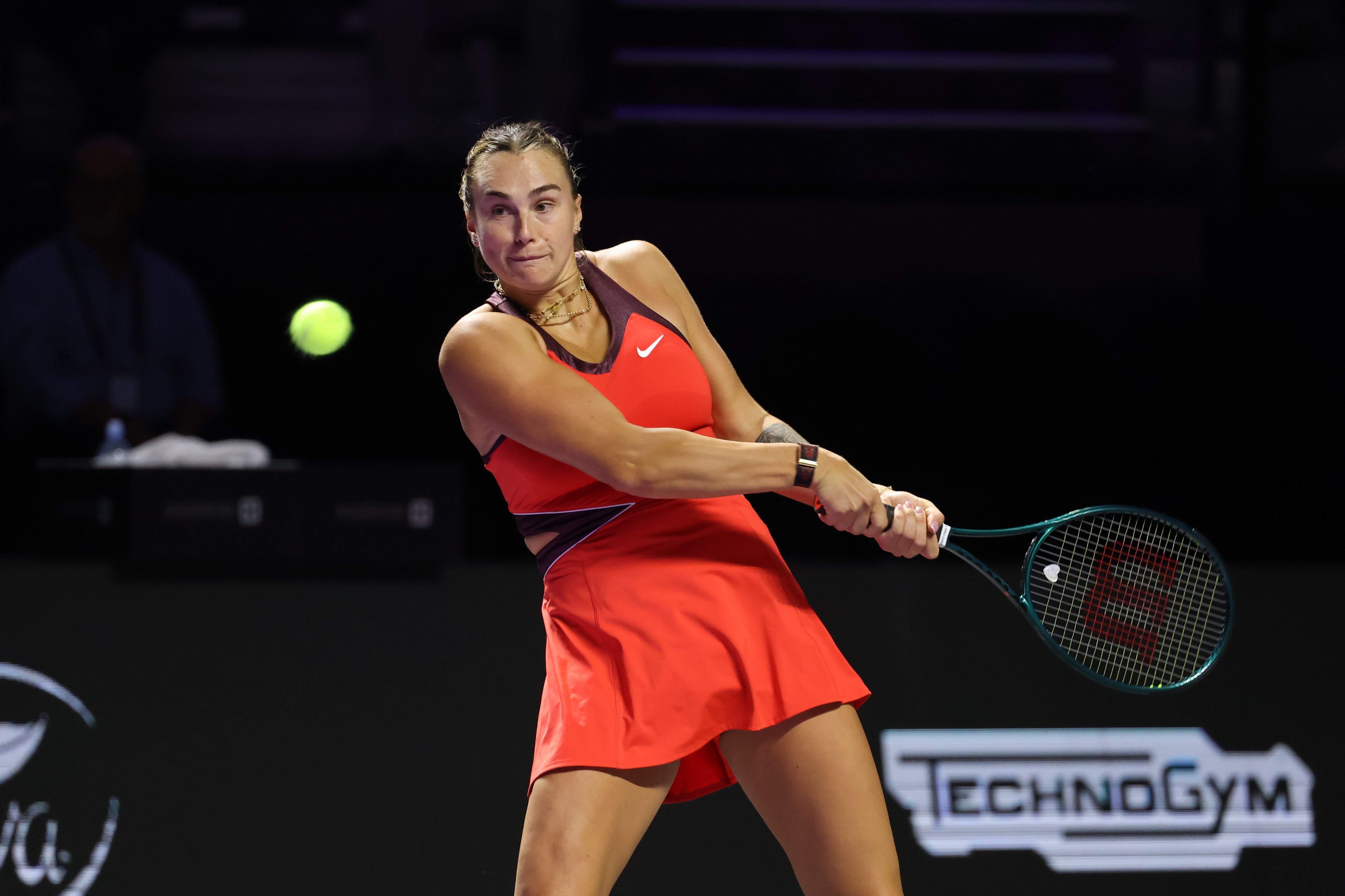 Соболенко в трёх сетах обыграла Пегулу на Итоговом турнире WTA.