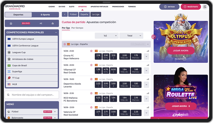 Gran Madrid | Casino Online