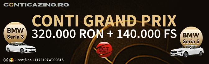 Bonus de bun venit la Conti Cazino