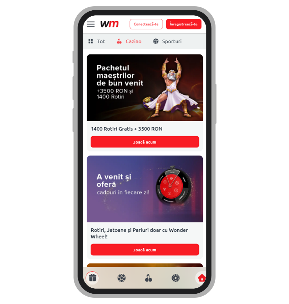 Promoții la Winmasters Casino