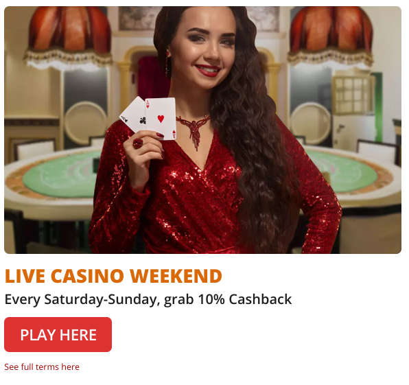  LiveCasino Weekend at Magic Red Casino