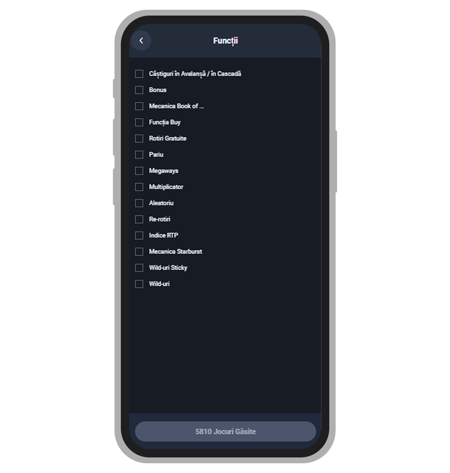 Filtrare după caracteristici