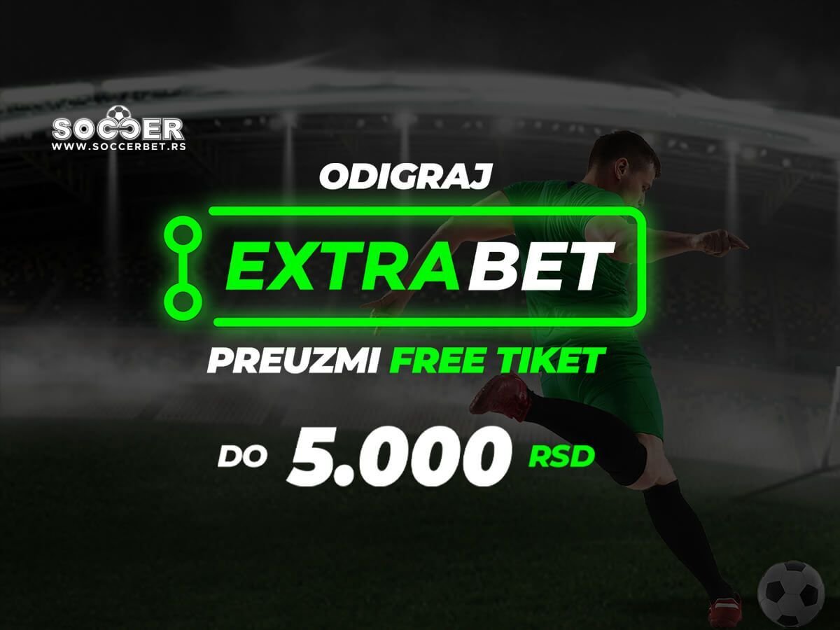 Freebet SoccerBet 5000 RSD.