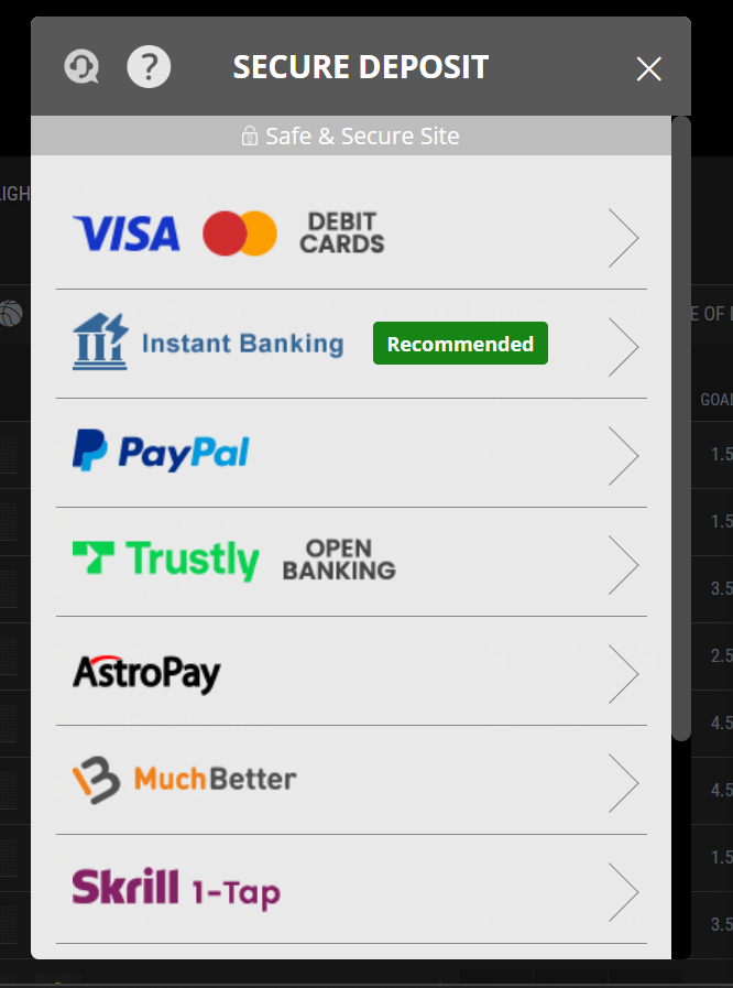 Pick the payment method most suitable for you