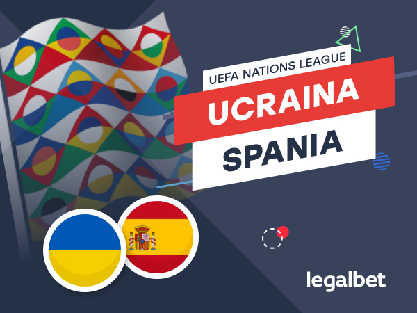 Cristian M: Ucraina - Spania - ponturi pariuri Liga Națiunilor.