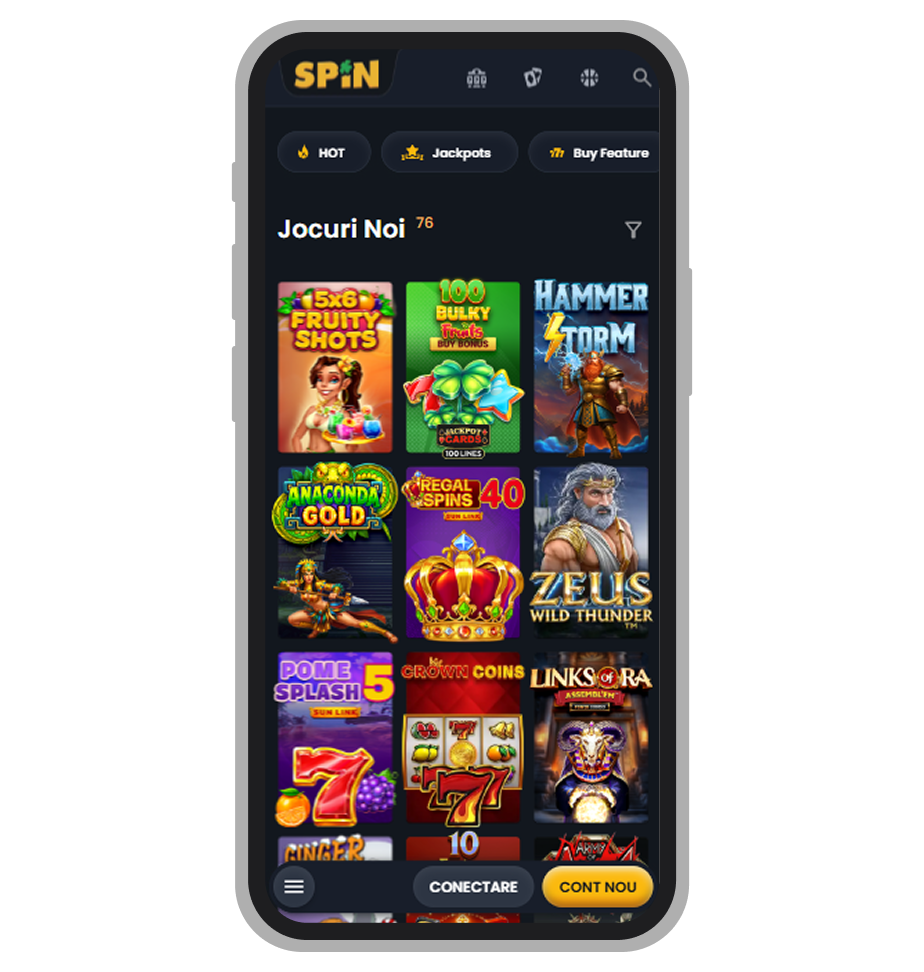 Jocuri noi la Spin