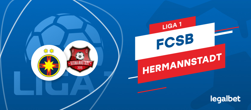 FCSB - FC Hermannstadt: cote la pariuri şi statistici