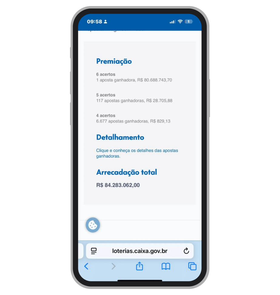 Premiação da  Mega-Sena