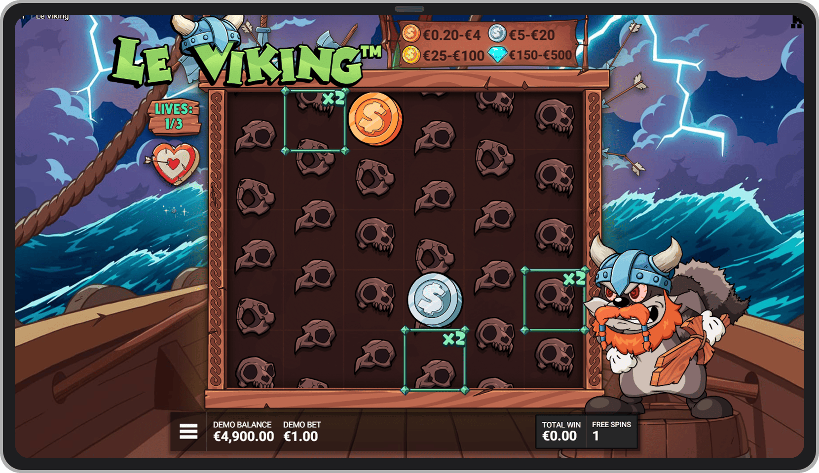 Joc bonus Berserk FS