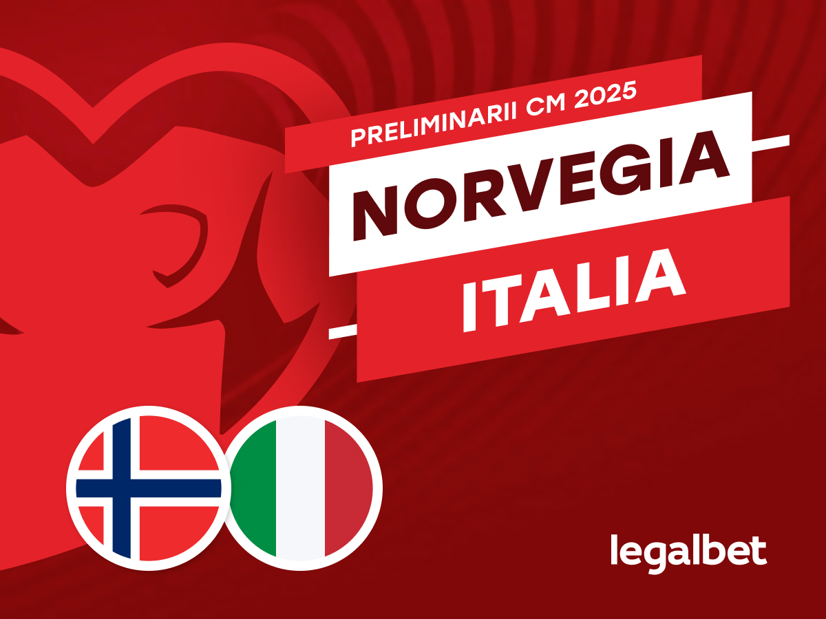 Norvegia  - Italia, ponturi pariuri preliminarii Cupa Mondiala 2026