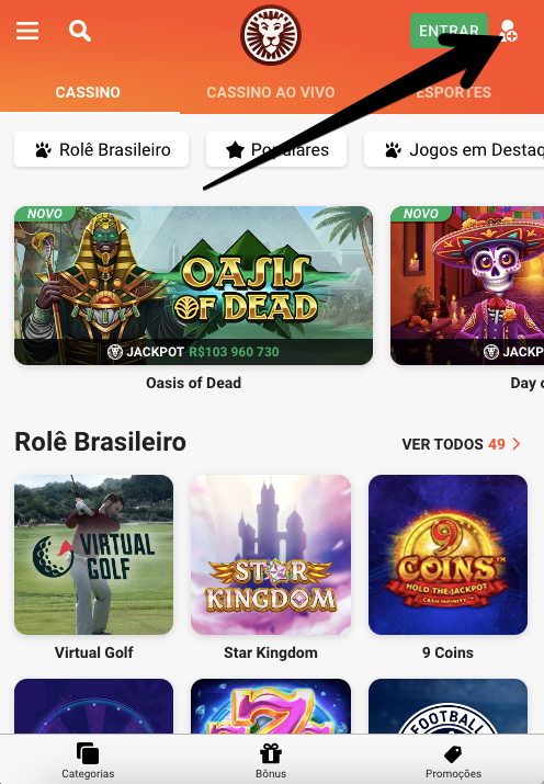 Ícone de usuário