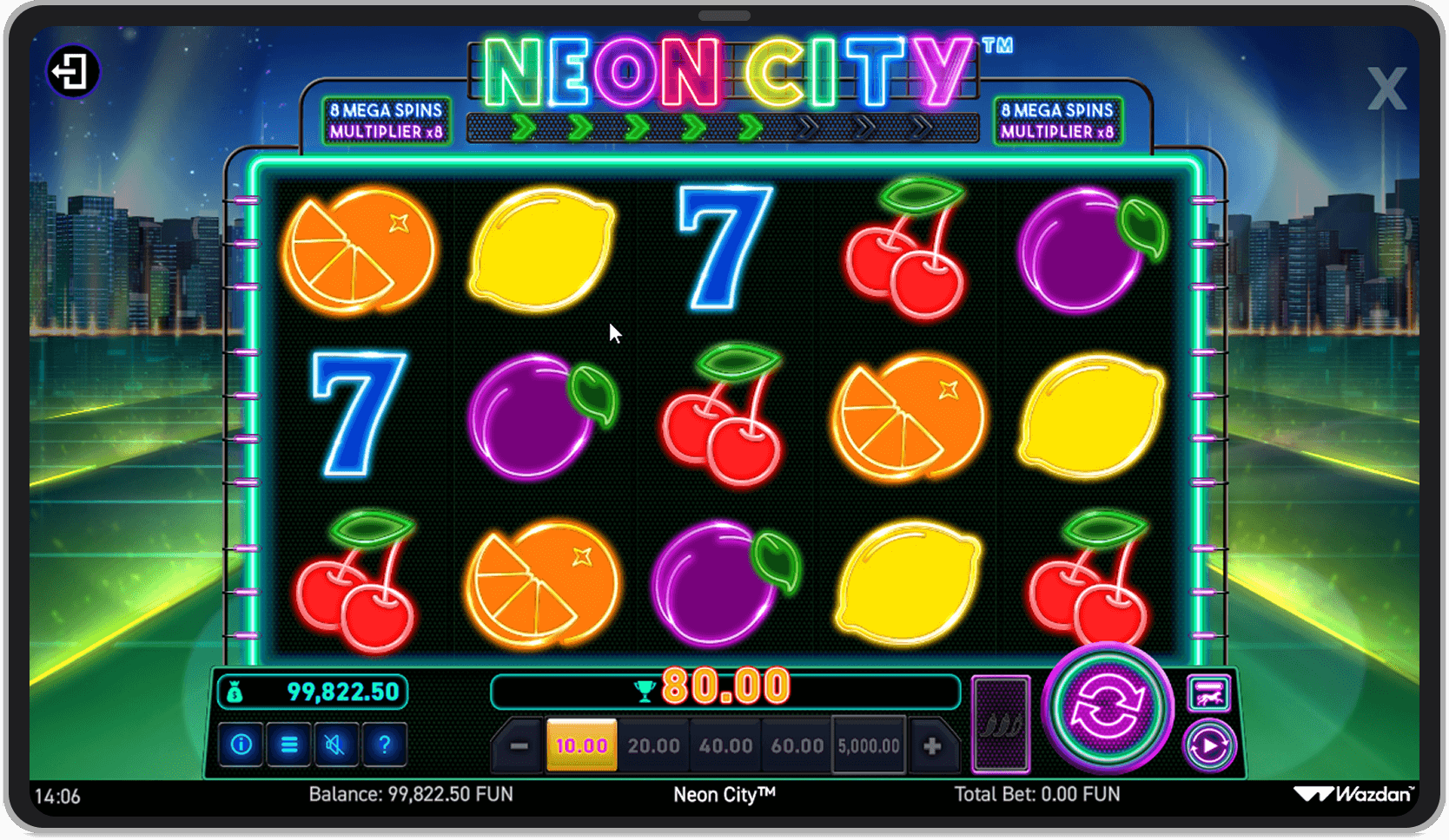 Bonus game Mega Spins