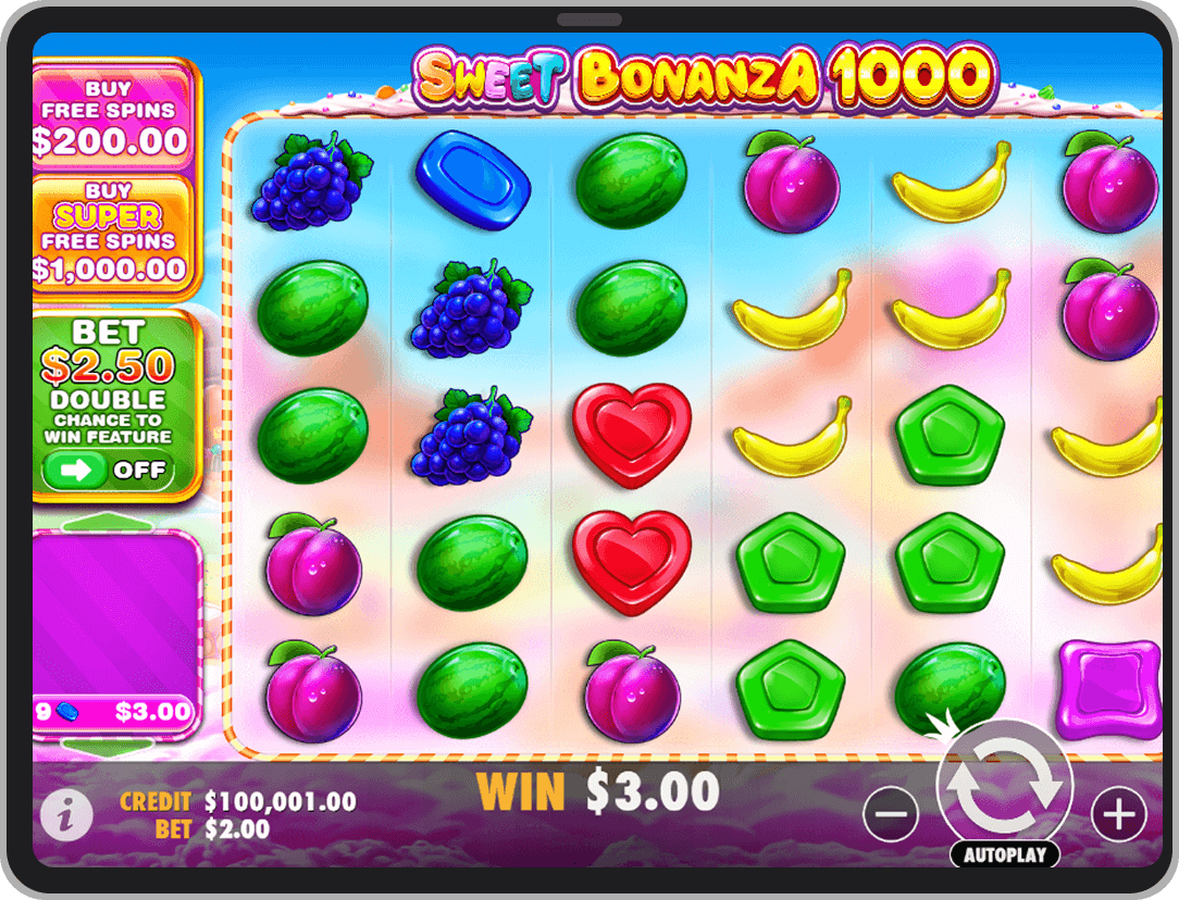 Sweet Bonanza Demo Interface