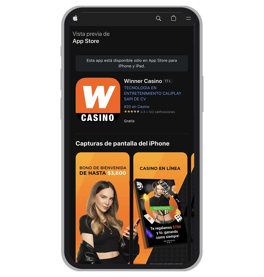 Descargar Winner.mx en iOS