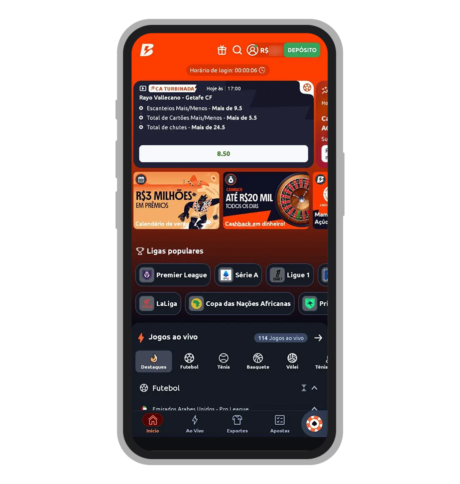 App da Betano está dicponível na Google Play 
