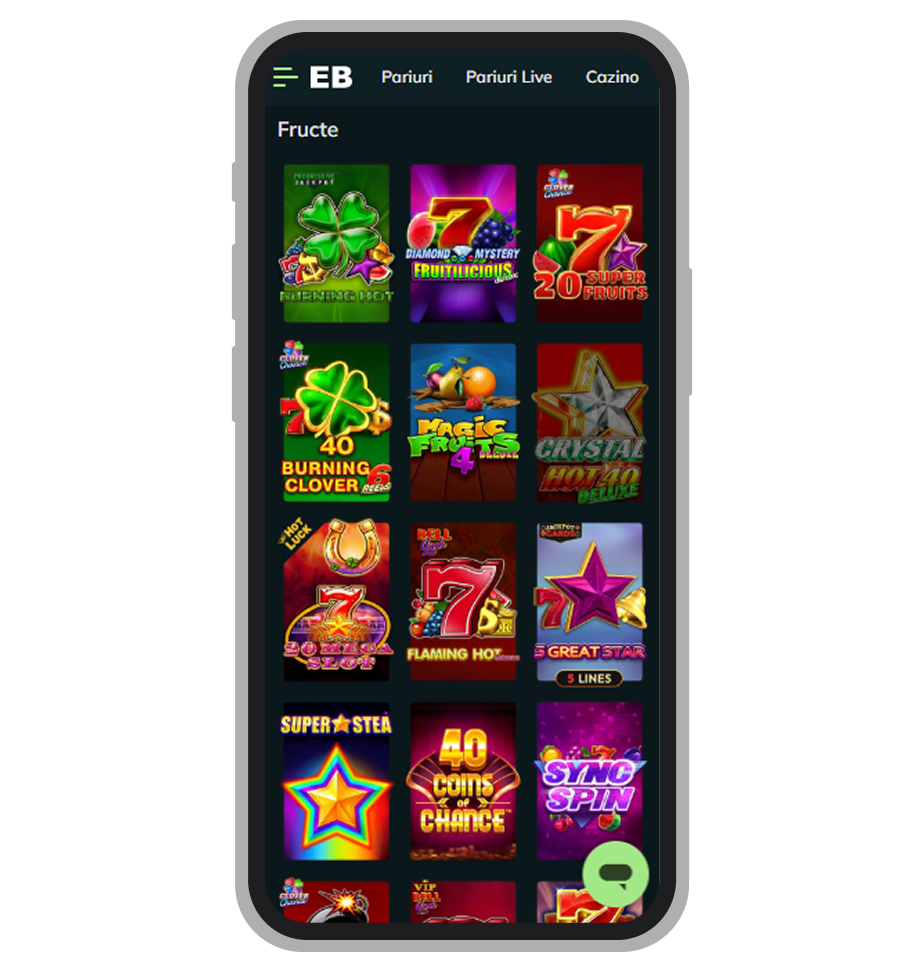 Păcănele cu fructe