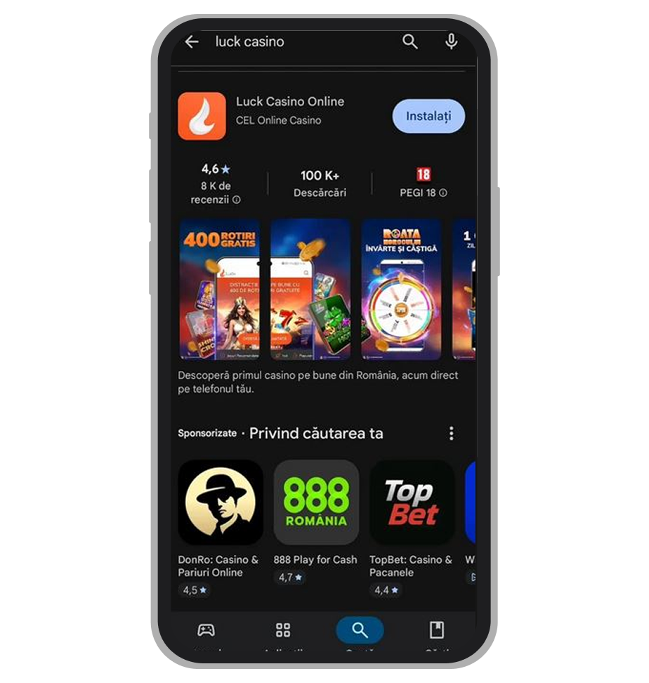 Căutare Luck Casino in Google Play