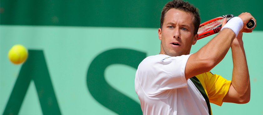 Теннис. Филипп Кольшрайбер - Пьер-Юг Эрбер + Андреас Сеппи - Гильермо Гарсия-Лопес. Экспресс Дмитрия Артюшина