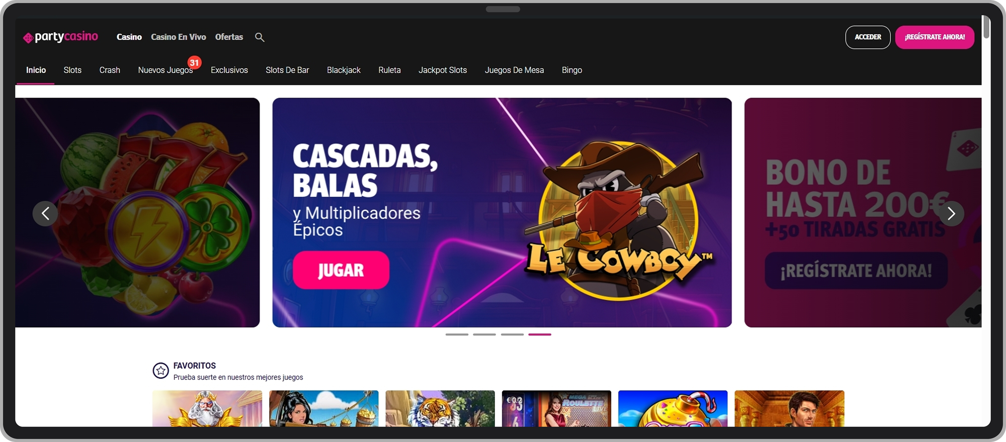 Página de inicio