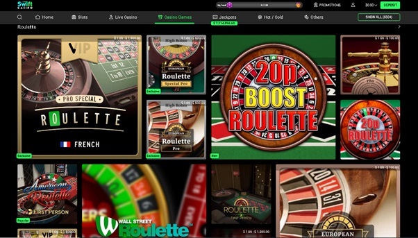 Different types of Roulette options to play with