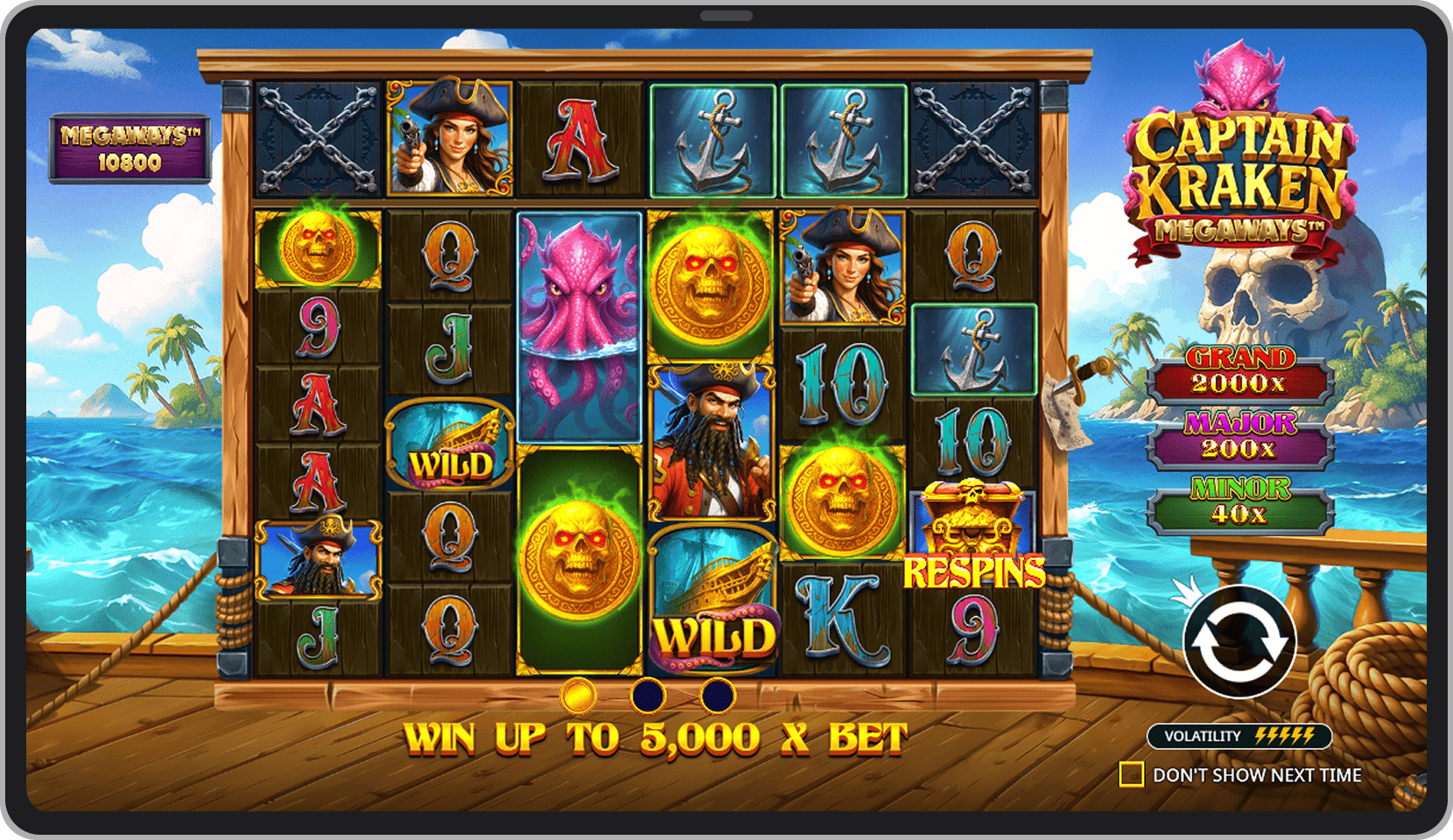 Intro screen