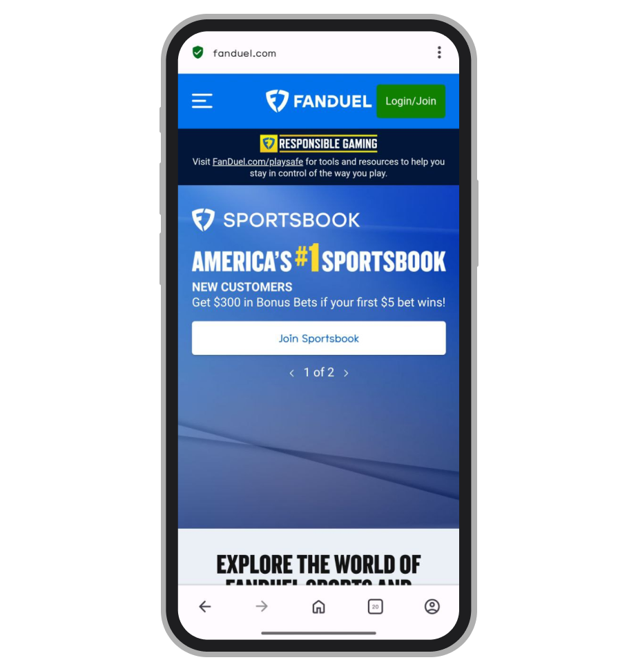 Официальный сайт FanDuel