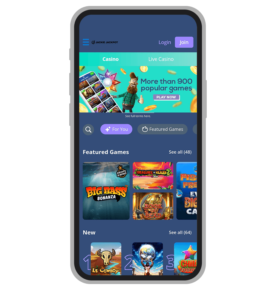 Jackie Jackpot Home Page