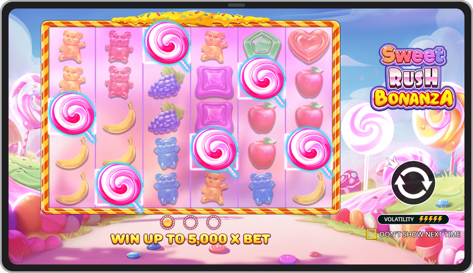 Intro screen