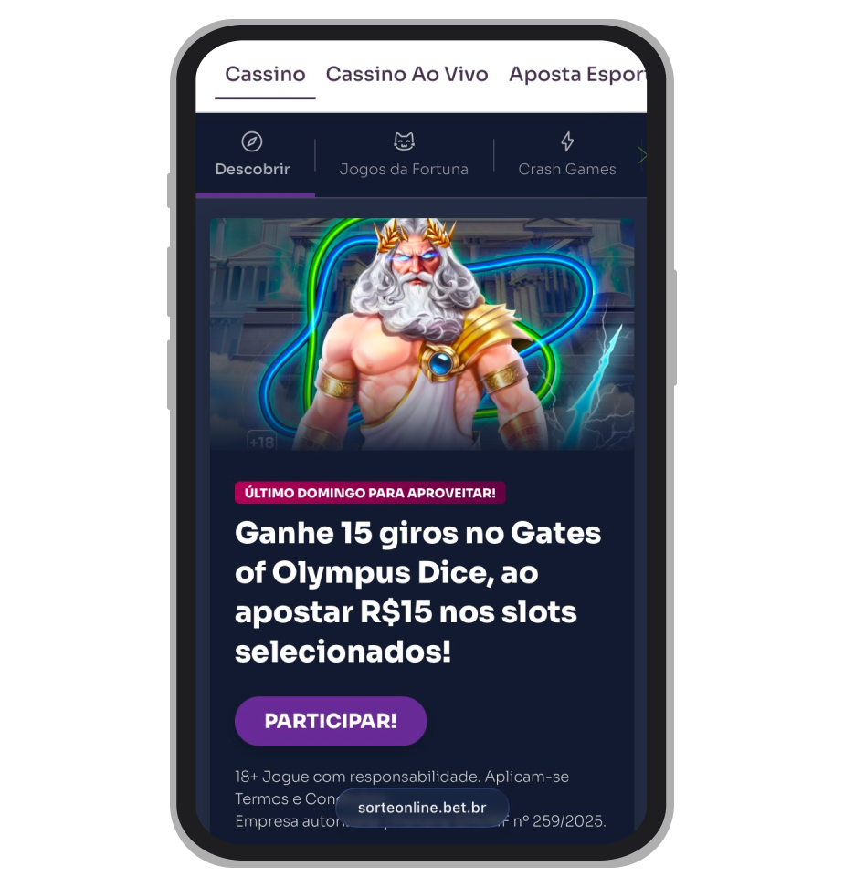 Cassino online da Sorte Online
