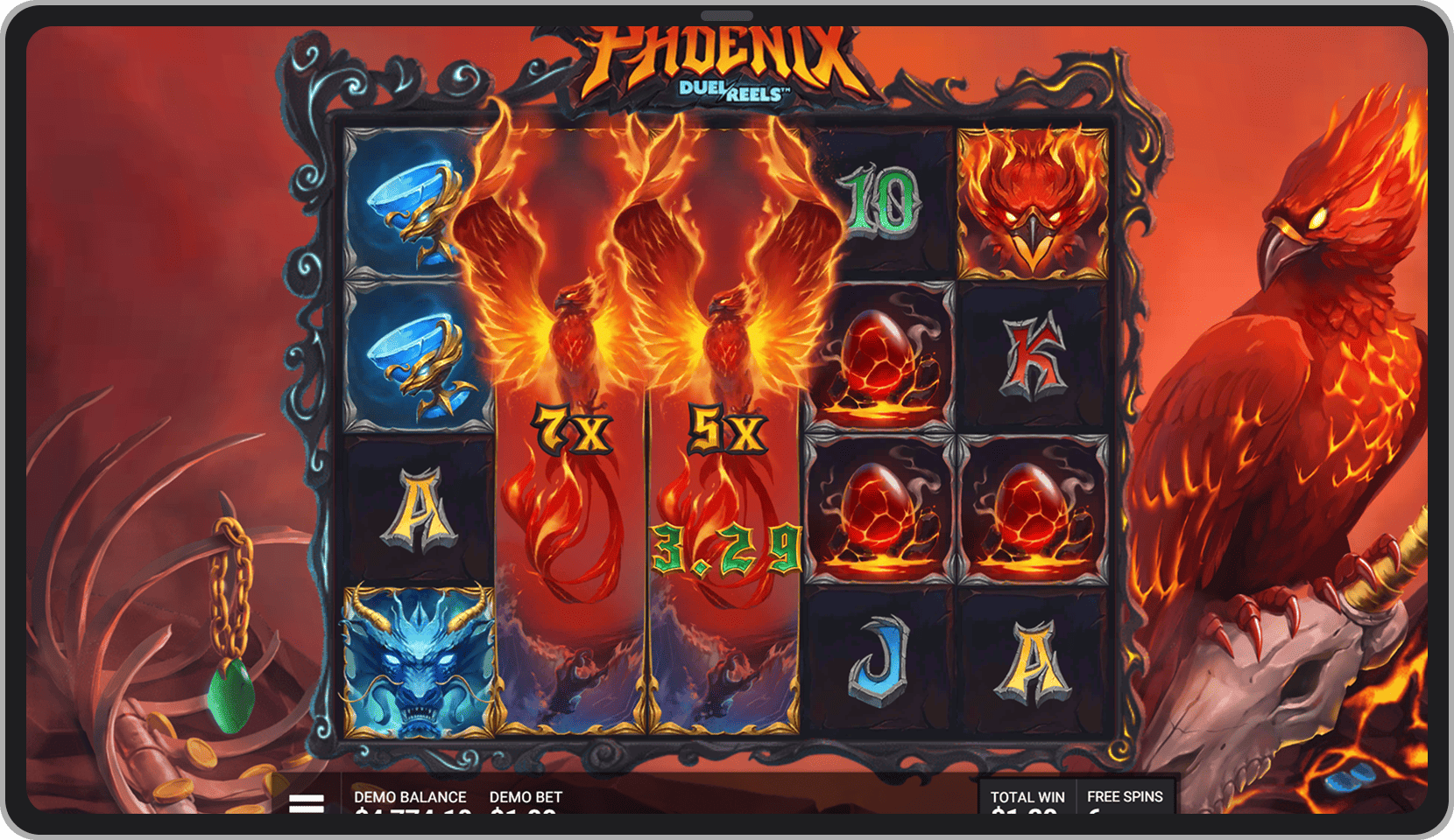 Bonus game Rise of the Phoenix