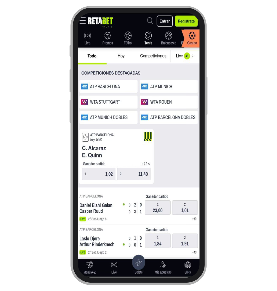 Tenis. Retabet