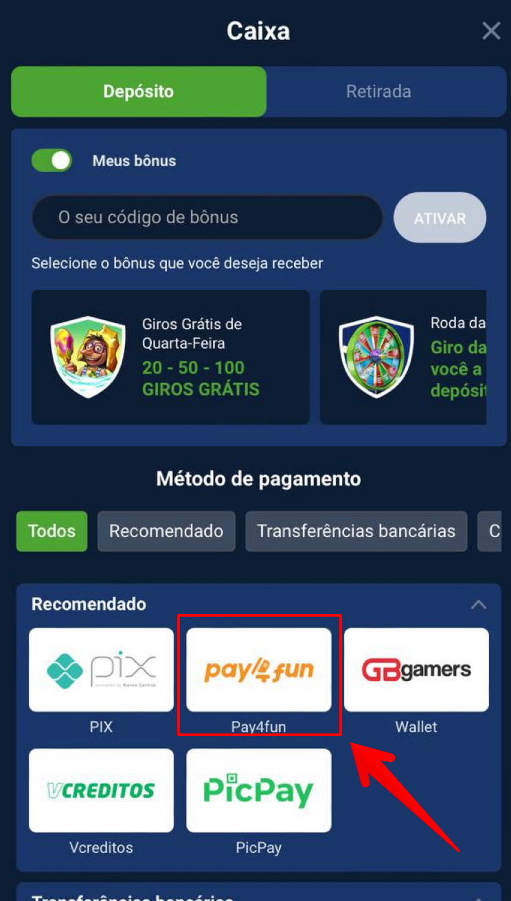 Escolha Pay4Fun