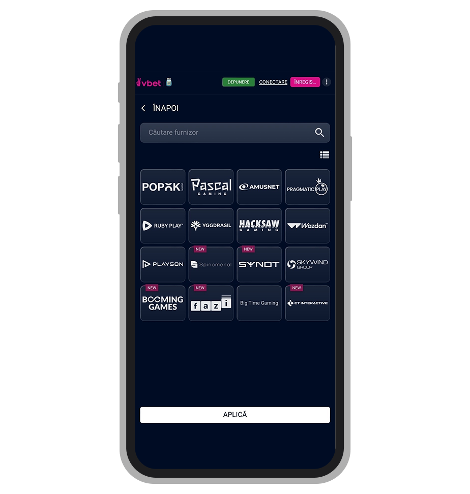 Furnizori de software la Victorybet