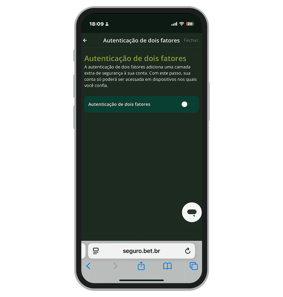 Autenticação de dois fatores