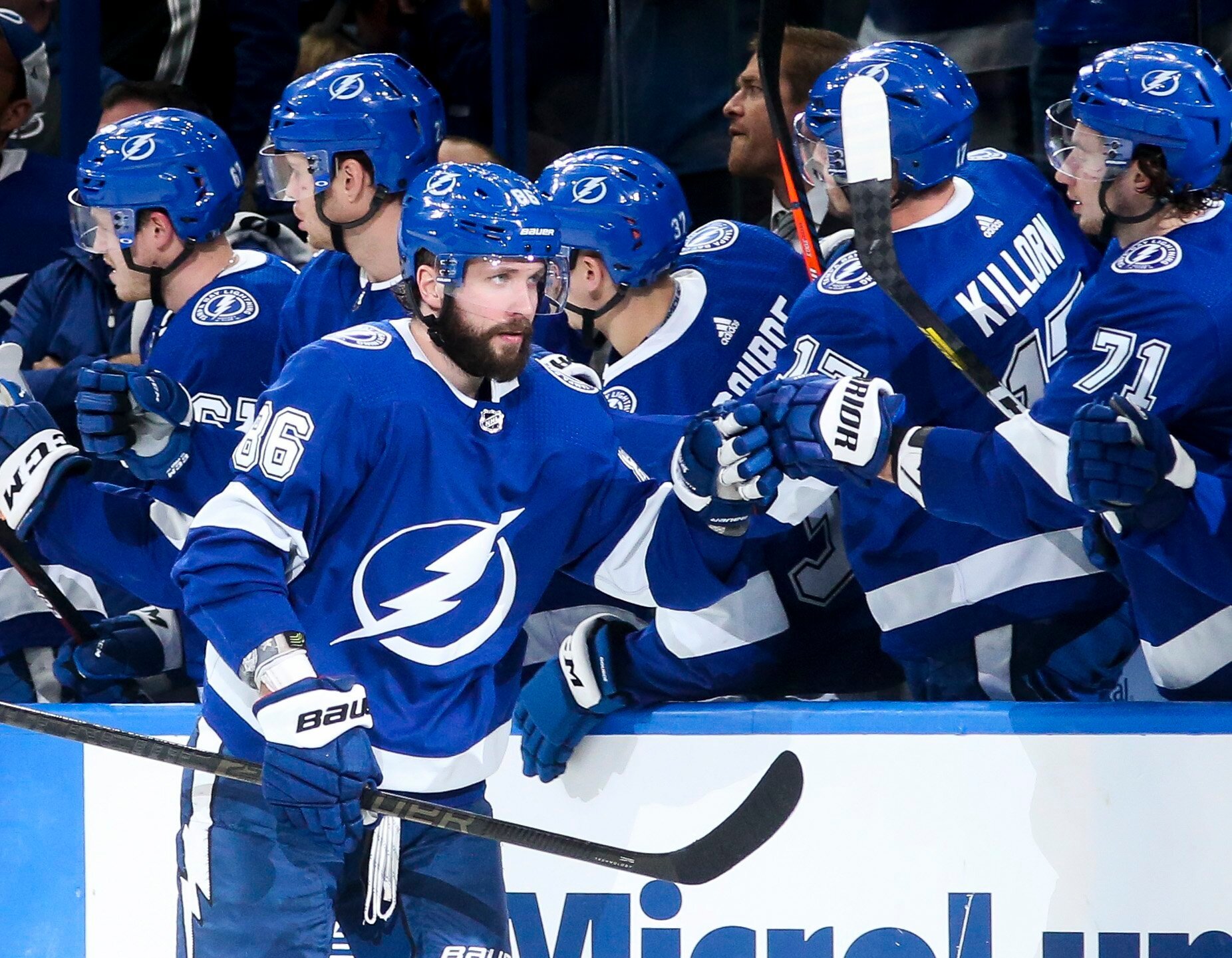 Ассистентский покер Кучерова помог «Тампе» разгромить «Нью-Джерси».