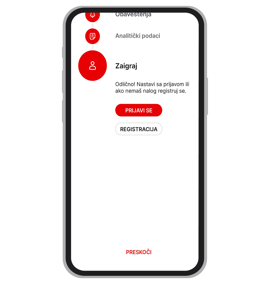 Superbet registracija preko aplikacije