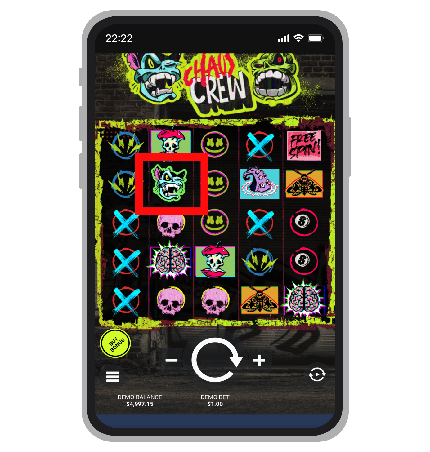 Wild simbol u Chaos Crew