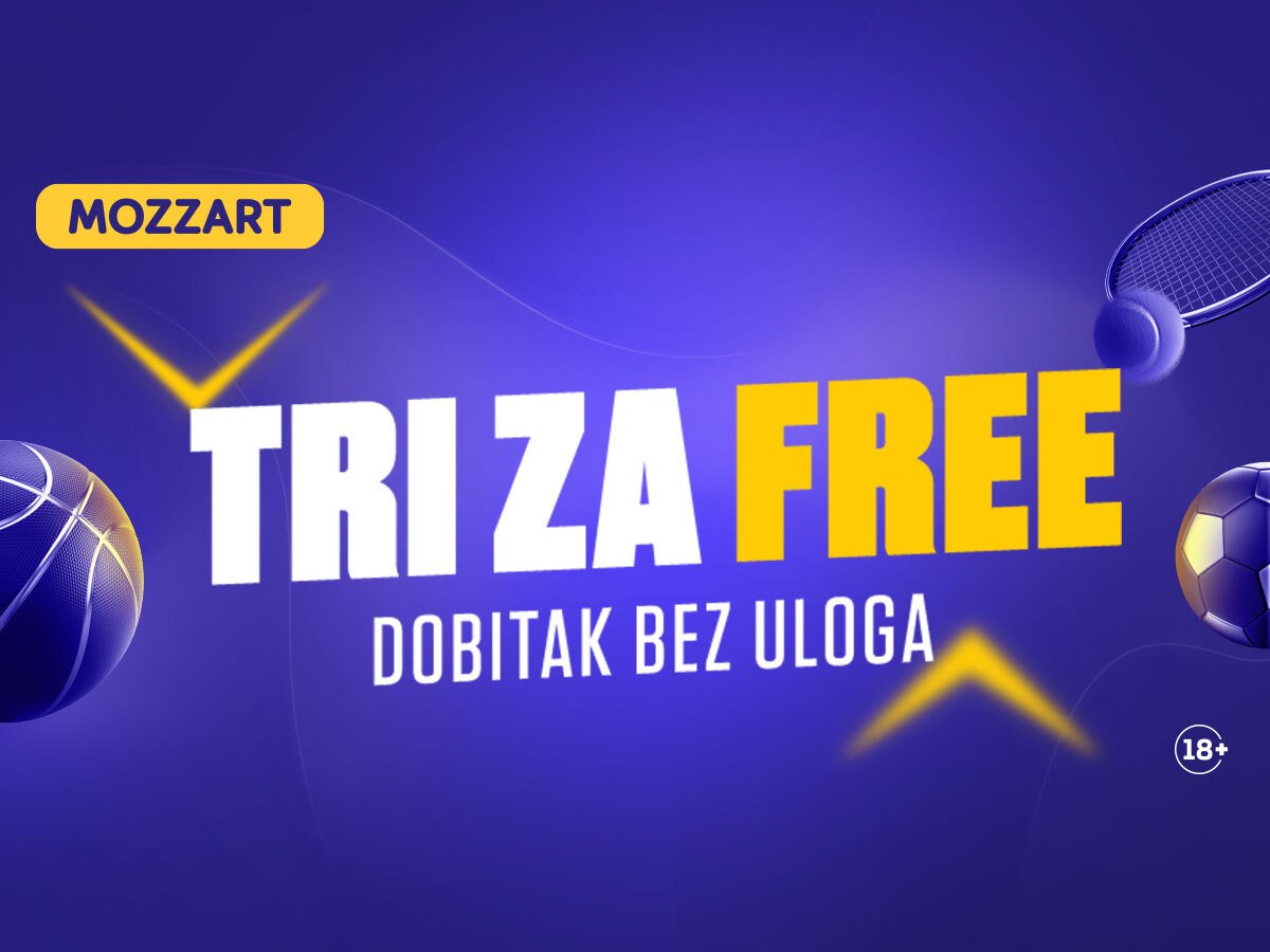Freebet Mozzart Bet 10000 RSD.