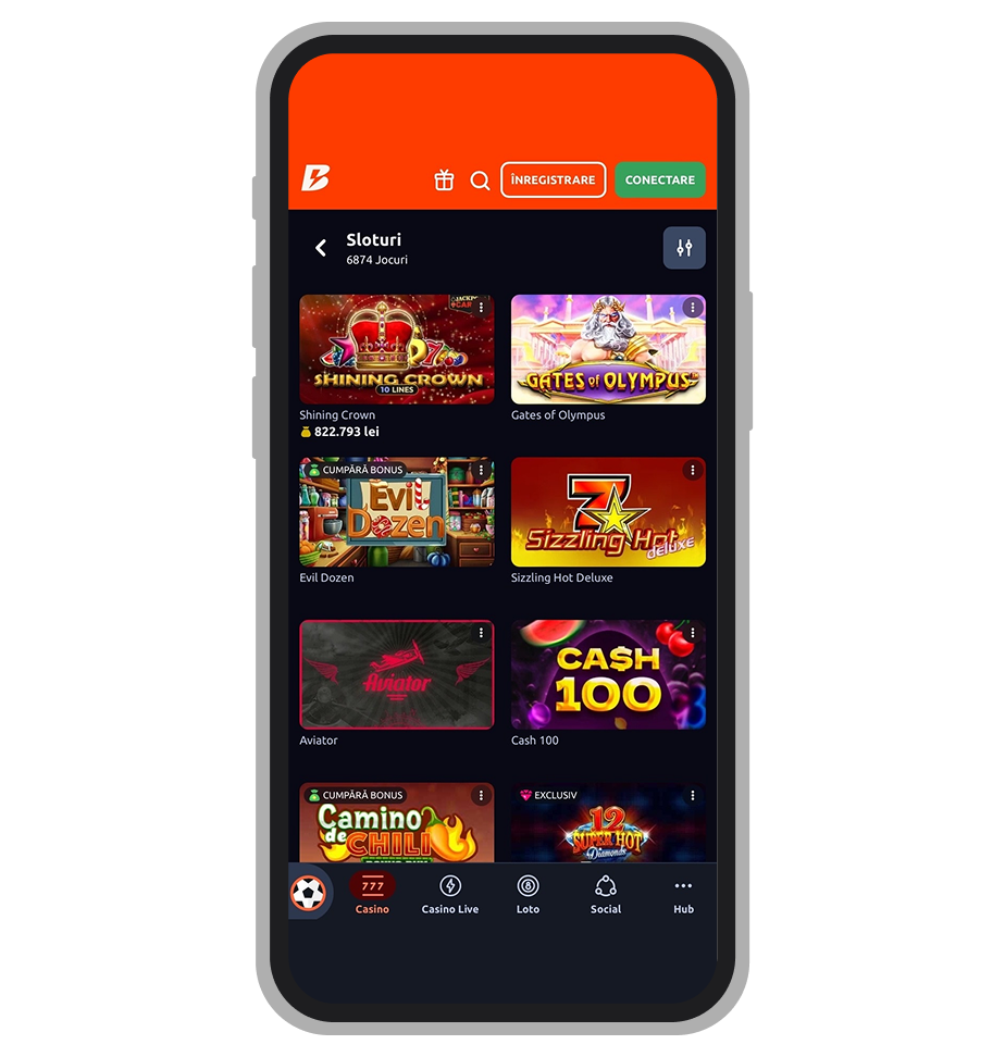 Păcănele la Betano