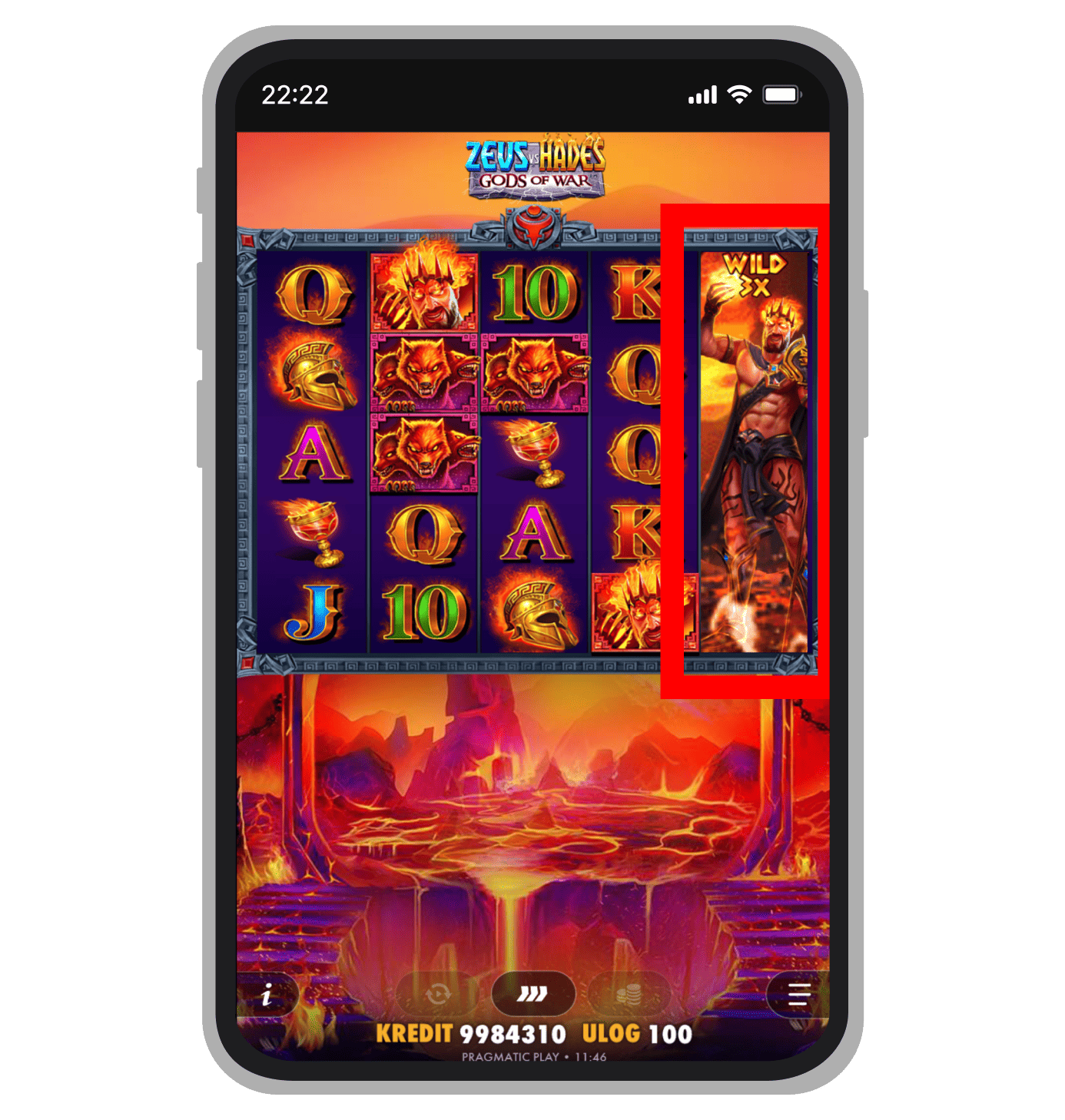 Složeni simbol u Zeus vs Hades: Gods of War