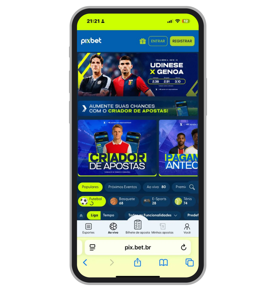 Pixbet apostas esportivas 